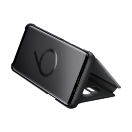 Clear View cover avec fonction Stand Noir Galaxy S9+