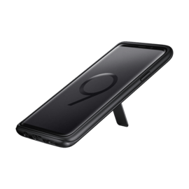 Coque renforcée avec fonction Stand Noir Galaxy S9+