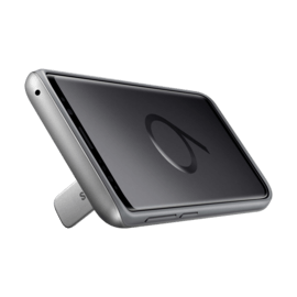 Coque renforcée avec fonction Stand Silver Galaxy S9
