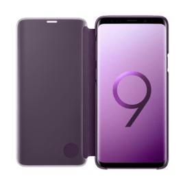 Clear View cover avec fonction Stand Violet Galaxy S9+