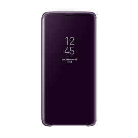 Clear View cover avec fonction Stand Violet Galaxy S9+