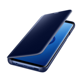 Clear View cover avec fonction Stand Bleu Galaxy S9+