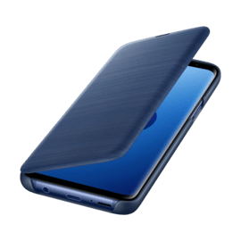 LED View cover Bleu Galaxy S9