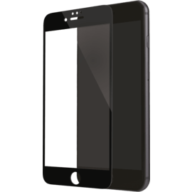 Protection d'écran en verre trempé (100% d surface couverte) pour iPhone 6/6s/7/8, Noir