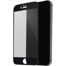 Protection d'écran en verre trempé Bord à Bord Incurvé pour Apple iPhone 6/6s, Noir
