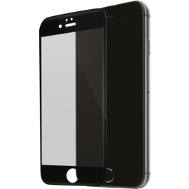 Protection d'écran en verre trempé Bord à Bord Incurvé pour Apple iPhone 6 Plus/6s Plus, Noir