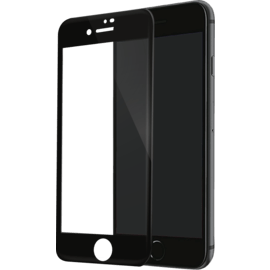 Protection d'écran en verre trempé Bord à Bord Incurvé pour Apple iPhone 7/8, Noir