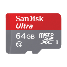 Micro SDHC Ultra 64 Go UHS-I Card avec adaptateur SD