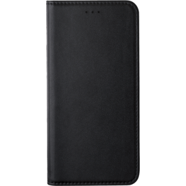 Folio Flip case avec fente pour carte et support pour Samsung Galaxy A7 2018, Noir