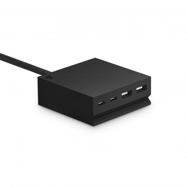 Mini Hide + wall Noir - COMPACT HUB, 4 EN 1, 2 PORTS USB, 2 PORTS USB-C ET SUPPORT DE TELEPHONE