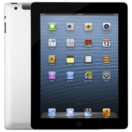 iPad (4th generation) Wifi+4G reconditionné 16 Go, Noir, débloqué