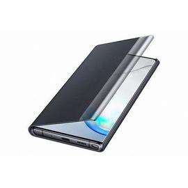 Clear View cover Noir avec fonction stand Note 10+