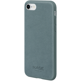 Coque Alcantara Suede pour Apple iPhone 7/8/SE 2020/SE 2022, Vert Cameo