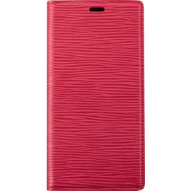 Diarycase 2.0 Coque clapet en cuir véritable avec support aimanté pour Apple iPhone 11 Pro Max, Rouge Bordeaux