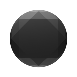 PopSockets PopGrip, Diamant Métallique Noir
