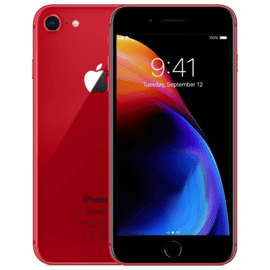 iPhone 8 reconditionné 64 Go, Rouge, SANS TOUCH ID, débloqué