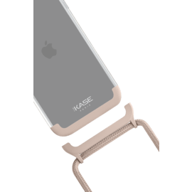 Bandoulière détachable et support 2-en-1 pour Apple iPhone 12 Pro Max, Rose Sable