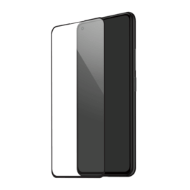 Protection d'écran en verre trempé (100% de surface couverte) pour Xiaomi 11 Lite/11 Lite 5G, Noir