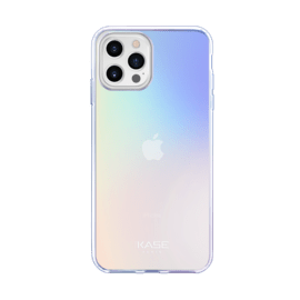 (O) Coque hybride invisible iridescente pour Apple iPhone 12/12Pro, Iridescente