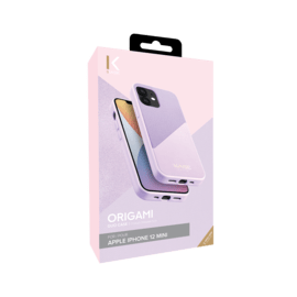 Coque Origami duo pour Apple iPhone 12 mini, Violet lilas