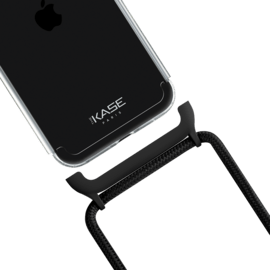 Coque invisible détachable 2-en-1 en bandoulière pour Apple iPhone 11 Pro, Minuit noir