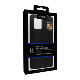 Coque en Gel de Silicone Doux pour Samsung Galaxy A42 5G, Noir satin 