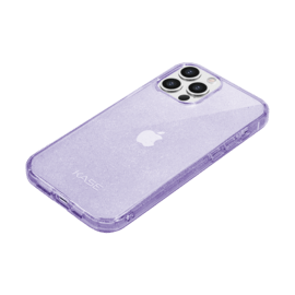 Coque hybride étincelante invisible pour iPhone Apple 12/12 Pro, Violet
