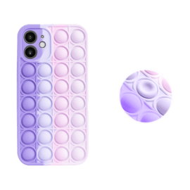 Coque Popping Bubble pour Apple iPhone 12 mini, Rose Violet