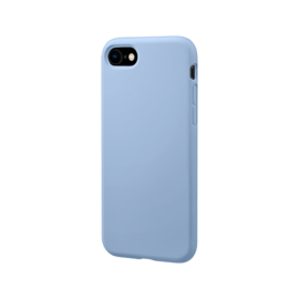 Coque antichoc en gel de silicone doux pour Apple iPhone 7/8/SE 2020/SE 2022, Bleu Lilas