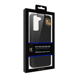 Coque en Gel de Silicone Doux pour Samsung Galaxy S21 FE 5G, Noir satin 