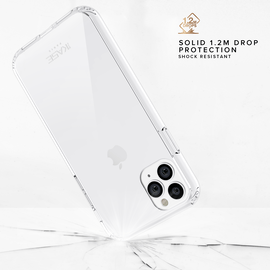Coque hybride invisible pour Apple iPhone 11 Pro Max, Transparente