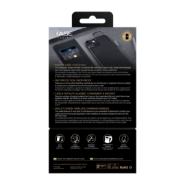 Etui & Coque robuste magnétique 2-en-1 pour Apple iPhone 15, Noir Onyx