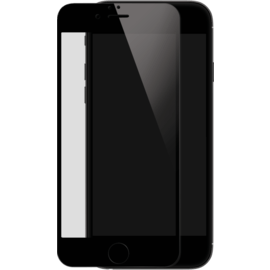 Protection d'écran en verre trempé (100% de surface couverte) pour iPhone 6/6s Plus, Noir