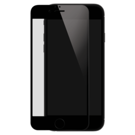 Protection d'écran en verre trempé (100% de surface couverte) pour iPhone 6/6s, Noir