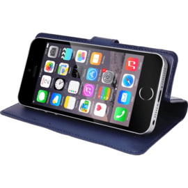 Coque clapet Universelle pour Smartphone (jusqu à 3.5 pouce), Bleu Marine