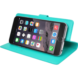 Coque clapet Universelle pour Smartphone (jusqu à 4.7 pouce), Turquoise