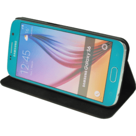 Coque Clapet pour Samsung Galaxy S6, Bois Naturel de Rosewood