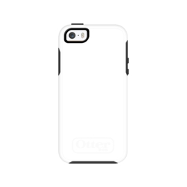 Personnalisable Otterbox Coque pour Apple iPhone 5/5s/SE Symmetry Series, Blanc