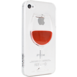 Vin rouge coque pour Apple iPhone 4