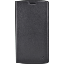 Coque Clapet Slim avec pochette CB pour LG G4, Noir