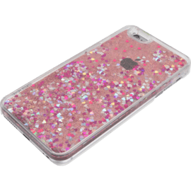 Bling Bling Coque Pailletée pour Apple iPhone 6 Plus, Pink Lady