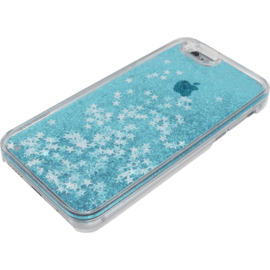 Bling Bling Coque Pailletée pour Apple iPhone 6/6s, Bleu Neige