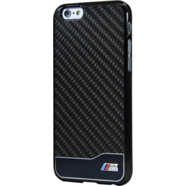 BMW Coque carbone & aluminium pour Apple iPhone 6/6s, Noir