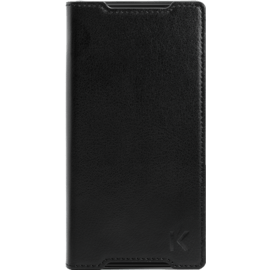 Coque Clapet Slim avec Stand pour Sony Xperia Z5, Noir