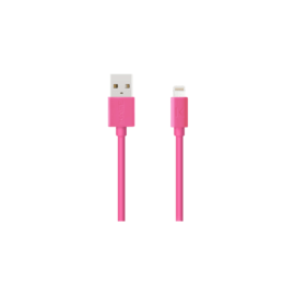 Câble Lightning certifié MFi Apple Charge/Sync (2M), Pink Bonbon