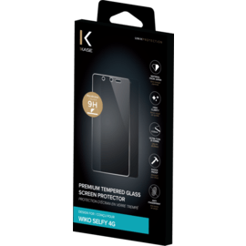 Protection d'écran premium en verre trempé pour Wiko Selfy 4G, Transparent