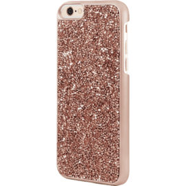 Coque Bling Strass pour Apple iPhone 6/6s, Or Rose
