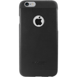 Coque en cuir véritable ultra slim pour Apple iPhone 6/6s, Noir Satin