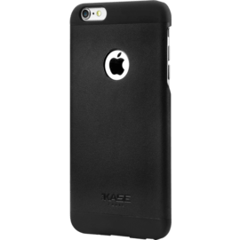 Coque en cuir véritable ultra slim pour Apple iPhone 6/6s, Noir Satin