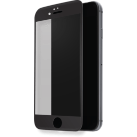 Protection d'écran en verre trempé Bord à Bord Incurvé pour Apple iPhone 7, Noir